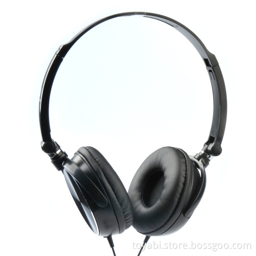 Foldable revolved wired Headband Headphone 3D Stereo Surrounded MP3 music player headset Earphone 3.5mm Plug for PC Smartphone